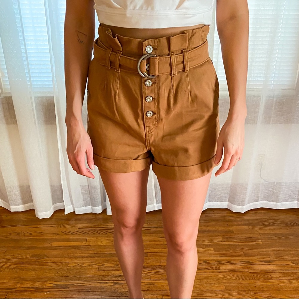 Free People, High Rise Paperbag short
